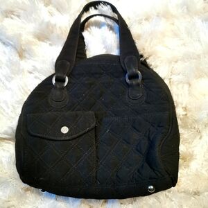 Vera Bradley black quilted bag